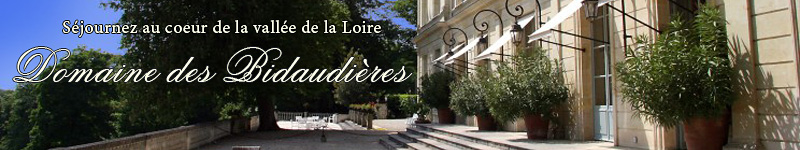 Séjournez au coeur de la vallée de la Loire au Domaine des Bidaudières !