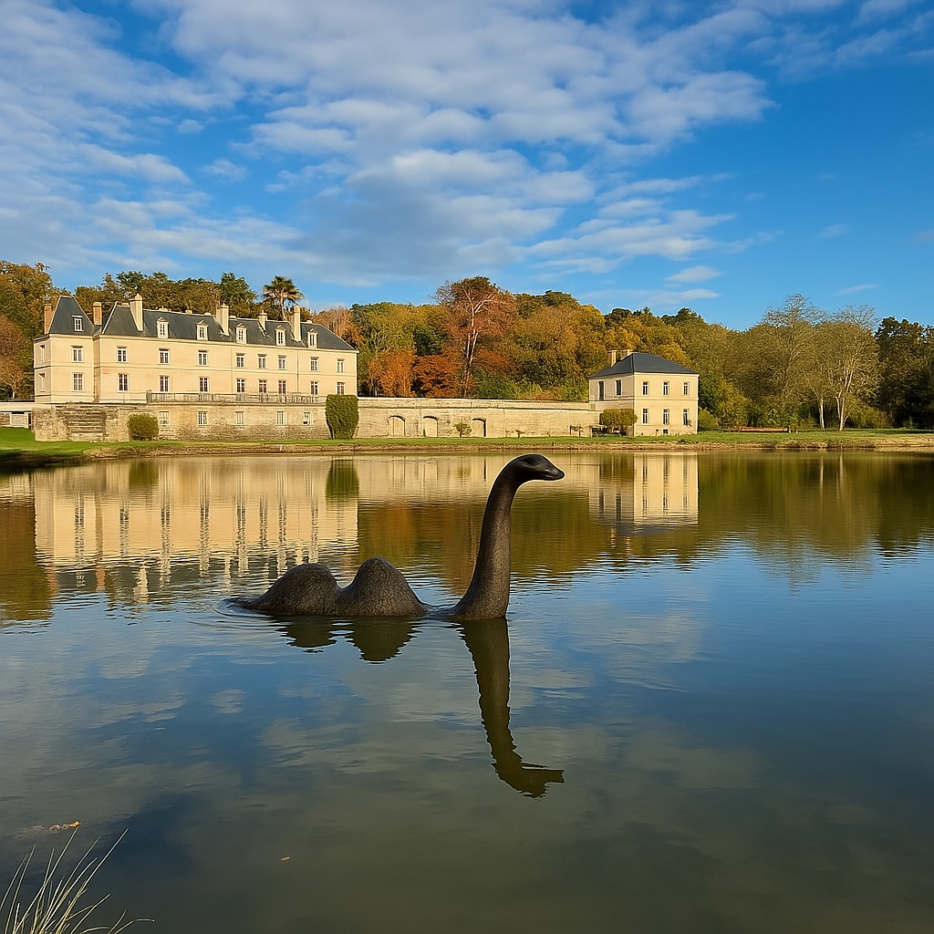 Grâce à une caméra à détection automatique, nous avons réussi à capturer, cet automne, ce cliché d’un drôle de spécimen, qui ressemble étrangement à un cousin du monstre du Loch Ness, présent dans l’étang du château des Arpentis. 🐟🐠🐟